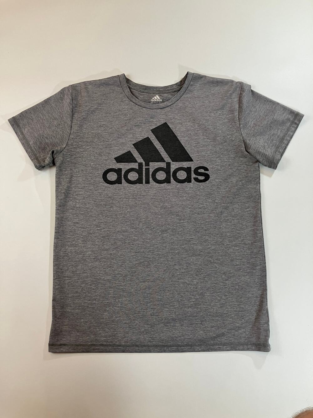 Adidas Climalite Men’s XL Gray Heather Logo T Shirt Athletic Performance 2019